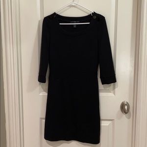 Black 3/4 sleeve dress
